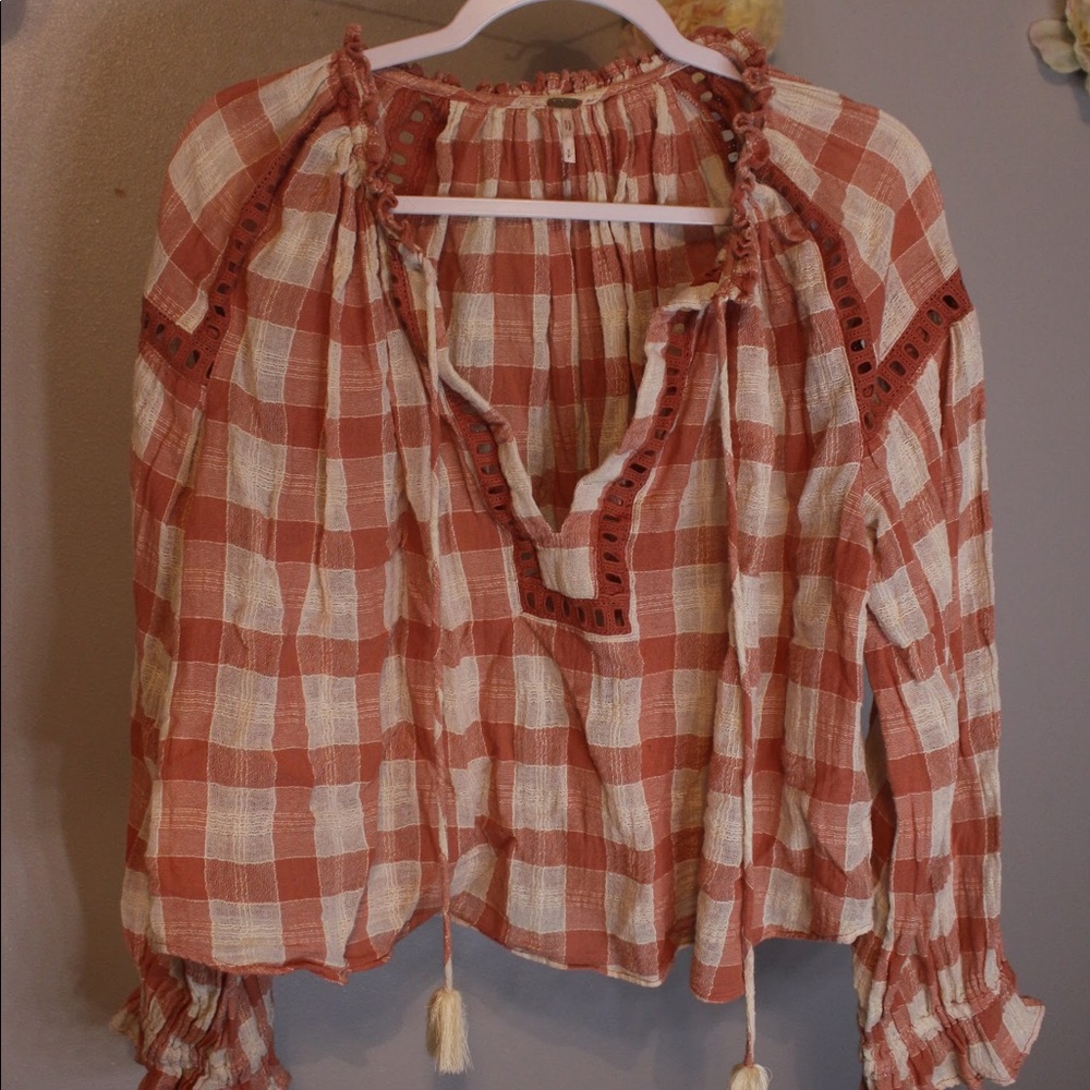 Boho free people blouse